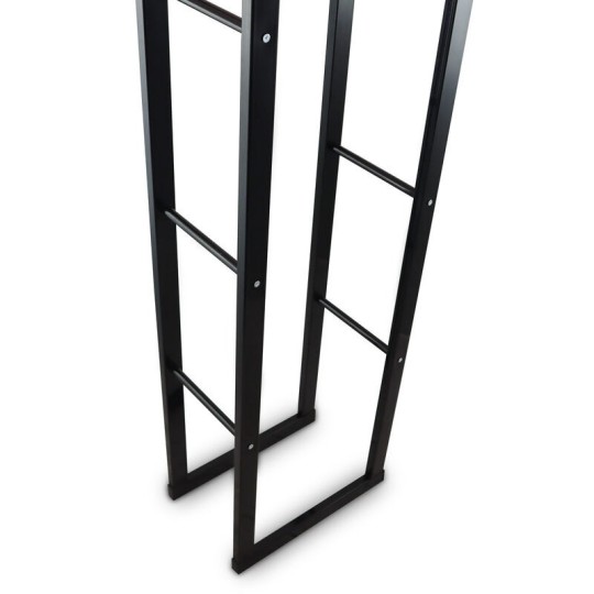 Fekete fatartók, méretei: 40×25×150 cm