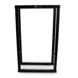 Acél tűzifaállványok fekete 60x25x100 cm