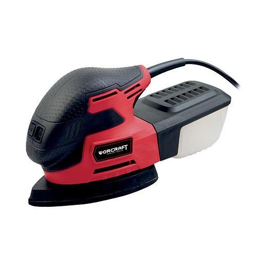 Worcraft DS-220 csiszológép, 148x85x148 mm, 220 W, 230 V, háromszög, multicsiszoló