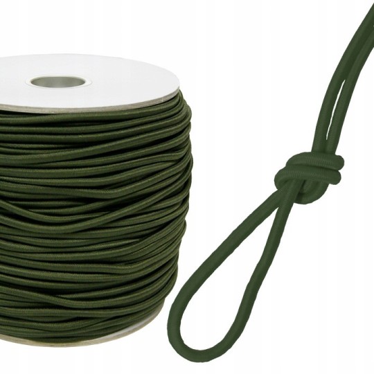 Rugalmas gumizsinór zöld színben 8 mm, 100 méter