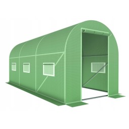 Kiváló minőségű kerti fóliasátor 2,5 m x 4 m-es szerkezettel