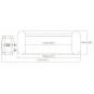 Felfújható jakuzzi 2–4 személyes 180x66 cm