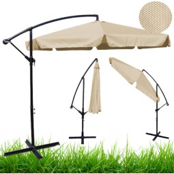 Sötét bézs színű kerti napernyők 350 cm