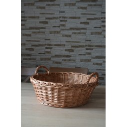 Fonott kerek BASIA tálca fogantyúkkal