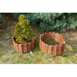 Kerekített fonott paliszád 10/45cm