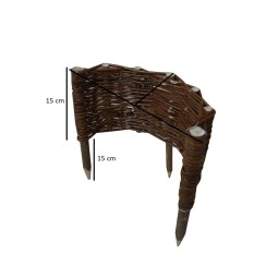 Lekerekített fonott paliszád 15/30cm