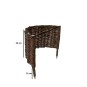 Kerekített fonott paliszád 25/45 cm