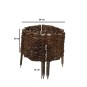 Paliszád fonott gyűrű átmérője 30 cm és magassága 20 cm