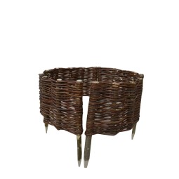 Paliszád fonott karika 45 cm átmérővel és 20 cm magassággal.