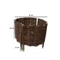 Palánkszerű fonott karika 45 cm átmérővel és 30 cm magassággal