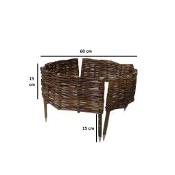 Paliszádos fonott gyűrű átmérője 60 cm és magassága 15 cm