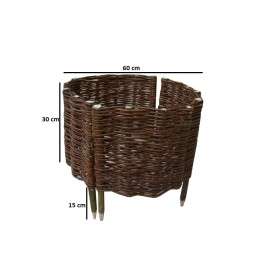 Paliszád jellegű fonott gyűrű átmérője 60 cm és magassága 30 cm