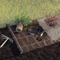 Fekete agrotextília 90g/m 0,6x100m
