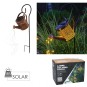 Napelemes lámpa KONVIČKA 21x10,5x12cm, 37 LED meleg fehér