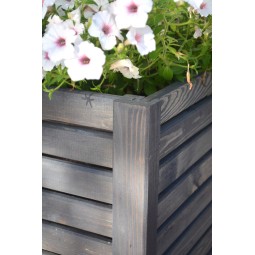 Minőségi barna, fából készült virágcserepek