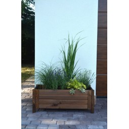 Elegáns barna virágcserép 80 cm