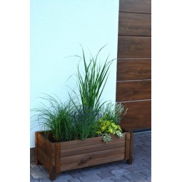 Elegáns barna virágcserép 80 cm