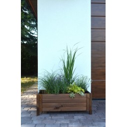 Elegáns barna virágcserép 80 cm