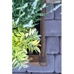 Elegáns barna virágcserép 80 cm