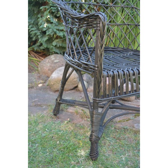 Fonott kerti fotel Wenge