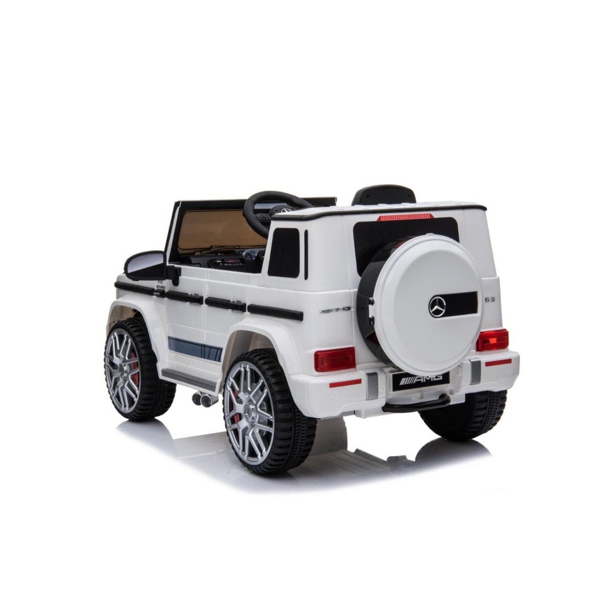 Mercedes G63 AMG SUV gyerekeknek fehér színben
