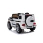 Mercedes G63 AMG SUV gyerekeknek fehér színben
