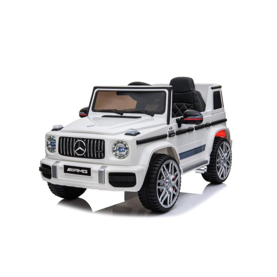 Mercedes G63 AMG SUV gyerekeknek fehér színben