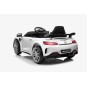 Fehér Mercedes GTR elektromos autó