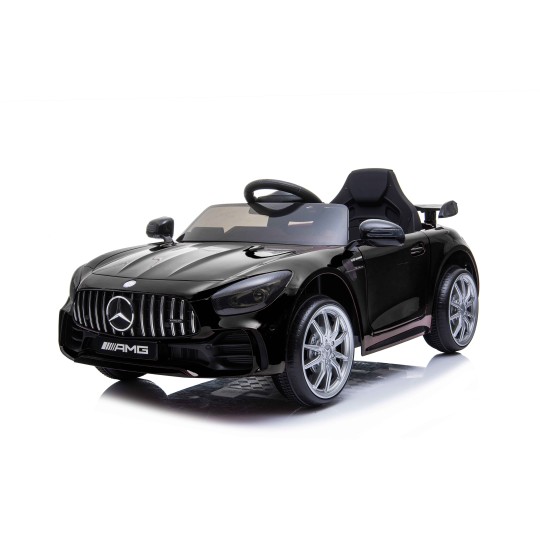 Minőségi elektromos gyerekautó Mercedes GTR fekete színben