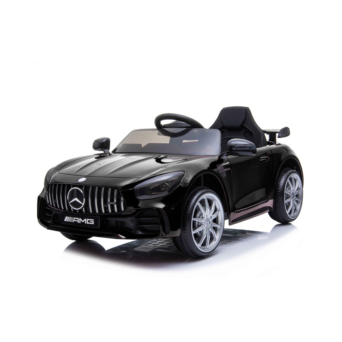 Minőségi elektromos gyerekautó Mercedes GTR fekete színben