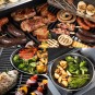 Gázgrill dragON BBQ201, 18,8 kW teljesítményű, ezüstszínű, hőmérővel és fedéllel