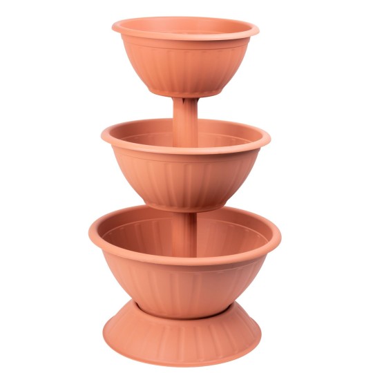 Piramis alakú virágcserép, 79 cm