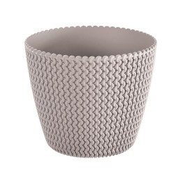 Minőségi Mocca virágcserepek, 157/132 mm, 1,7 l.