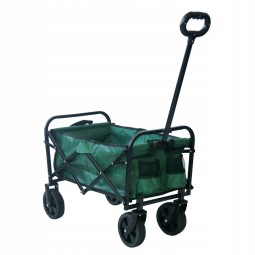 Zöld színű strandtúrakocsi 120 L, 100 kg