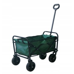 Zöld színű strandtúrakocsi 120 L, 100 kg