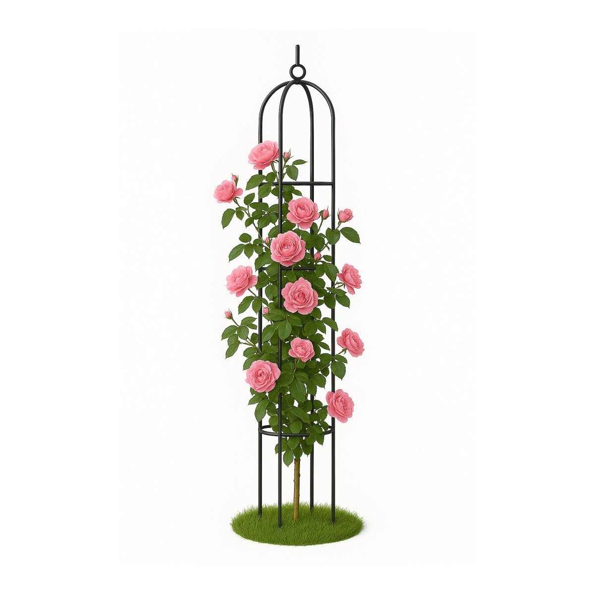 Fém kerti pergola rózsákhoz, 195 cm