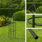Fém kerti pergola rózsákhoz, 195 cm