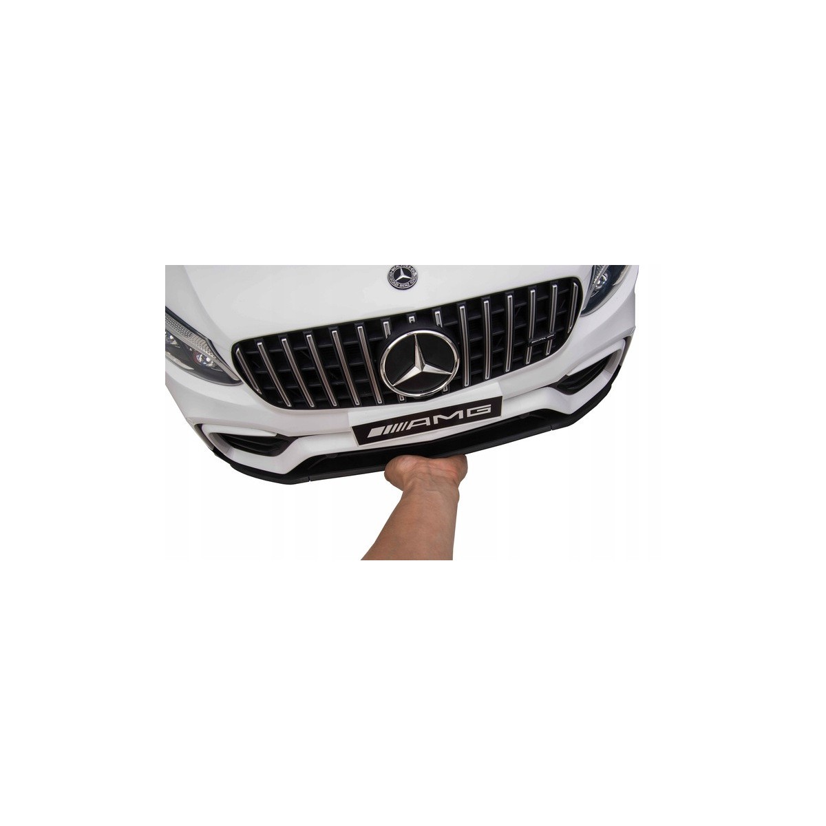 Gyermek elektromos autó Mercedes-Benz GLC63S AMG, fekete, távirányítóval