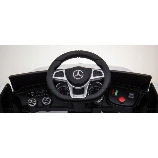 Gyermek elektromos autó Mercedes-Benz GLC63S AMG, fekete, távirányítóval