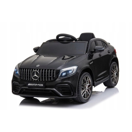 Gyermek elektromos autó Mercedes-Benz GLC63S AMG, fekete, távirányítóval