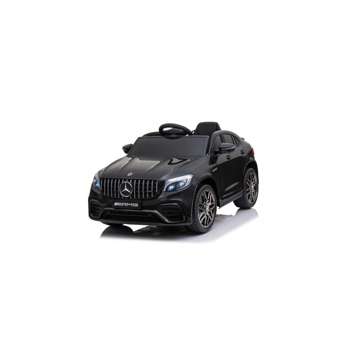 Gyermek elektromos autó Mercedes-Benz GLC63S AMG, fekete, távirányítóval