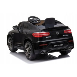 Gyermek elektromos autó Mercedes-Benz GLC63S AMG, fekete, távirányítóval