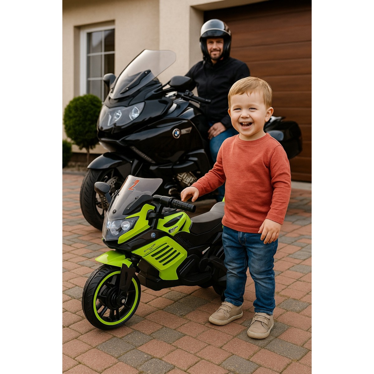 K1500 elektromos motor gyermekeknek – többféle színben, LED világítással