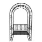 Kerti pergola paddal 130x48x238 cm