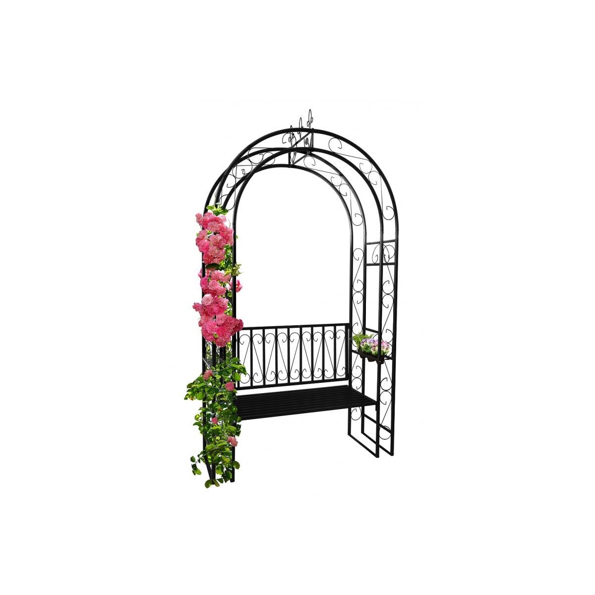 Kerti pergola paddal 130x48x238 cm