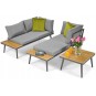 Szürke színű kerti bútor