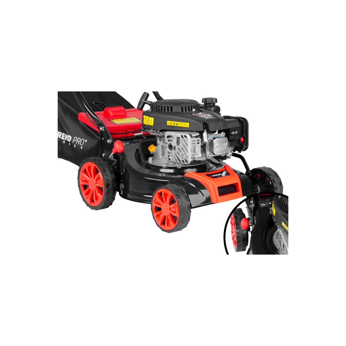 Benzines fűnyíró QL41S-139, 2,4 kW, 40,6 cm vágószélességgel + önjáró, LONCIN