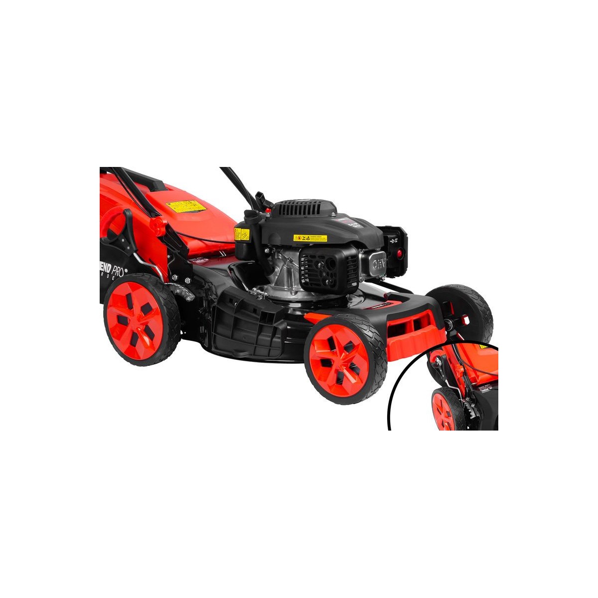 Fűnyíró Sammer QL51P-196, benzines, 4,0 kW, vágásszélesség 51 cm, önjáró, LONCIN