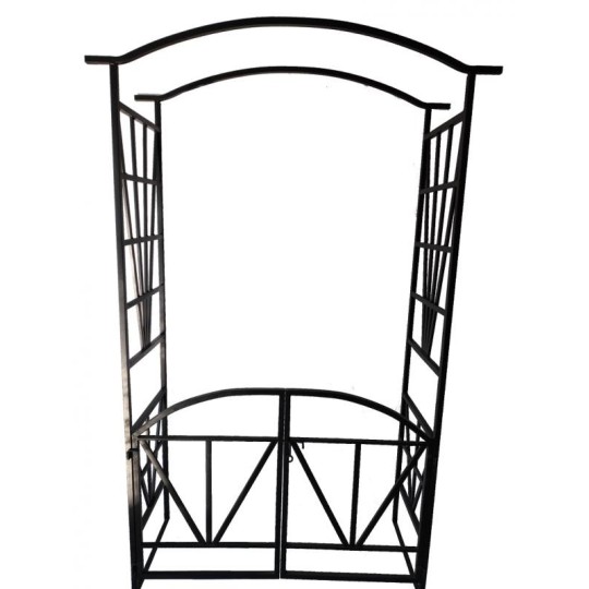 Kerti pergola kapuval 114x45x208 cm