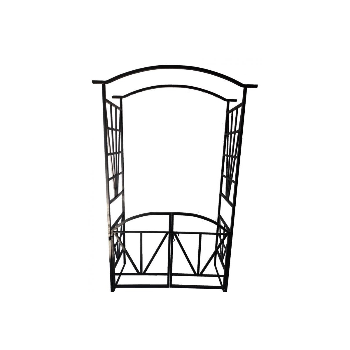 Kerti pergola kapuval 114x45x208 cm